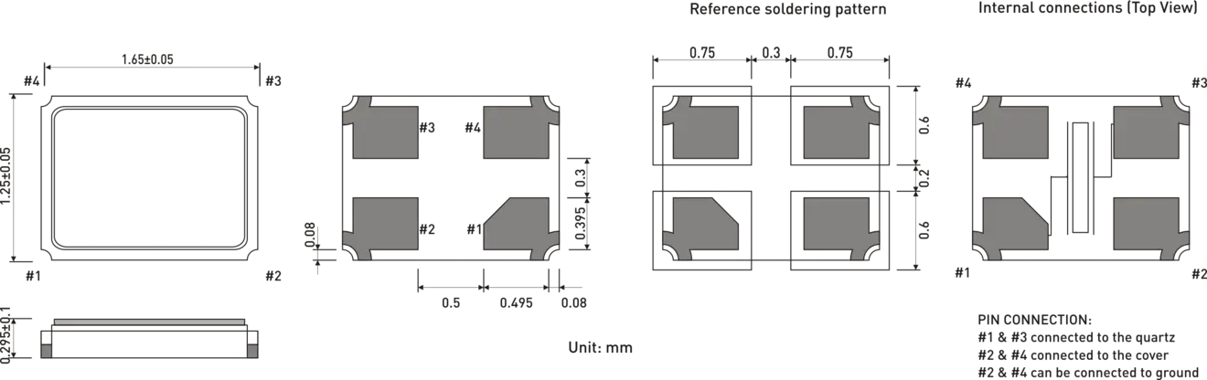 SMD QUARZ SMD01612-4