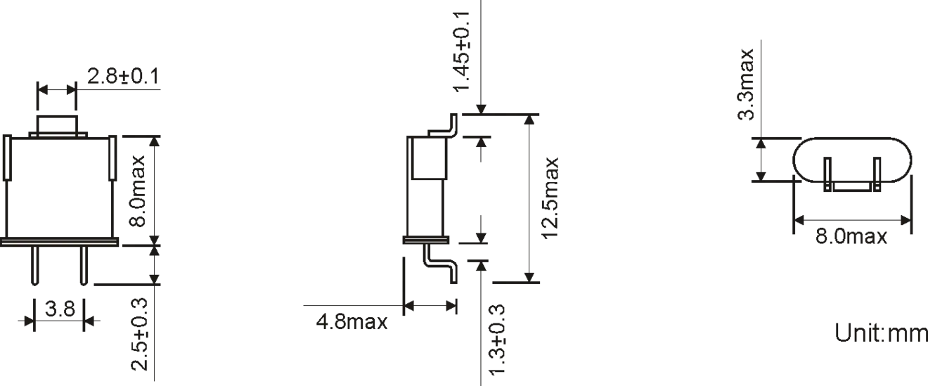 SMD QUARTZ UM1-SMD 8.0 x 3.6 mm 3.5 - 200.0MHz SMD QUARTZ UM1-SMD 8.0 x 3.6 mm 3.5 - 200.0MHz